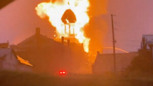Clachan had just put their insurance policy on the building when a massive fire devastated the Babcock, destroying the iconic cupola.